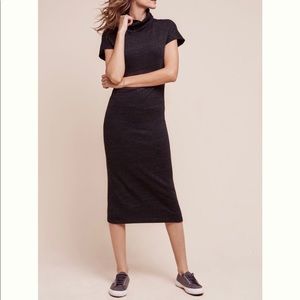 Anthropologie Stateside Funneled Fleece Dress M